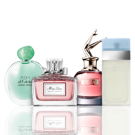 Set od 4 parfema | Acqua di Gioia, Light Blue, Scandal, Miss Dior 100 ml